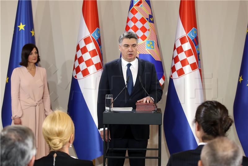 Inauguracija izabranog predsjednika Republike Hrvatske Zorana Milanovića