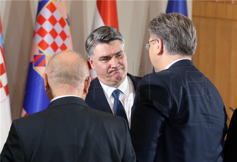 PM with no comment on Milanovic's inauguration