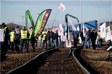 POLAND COLLIERS PROTEST AGAINST IMPORT OF RUSSIAN COAL