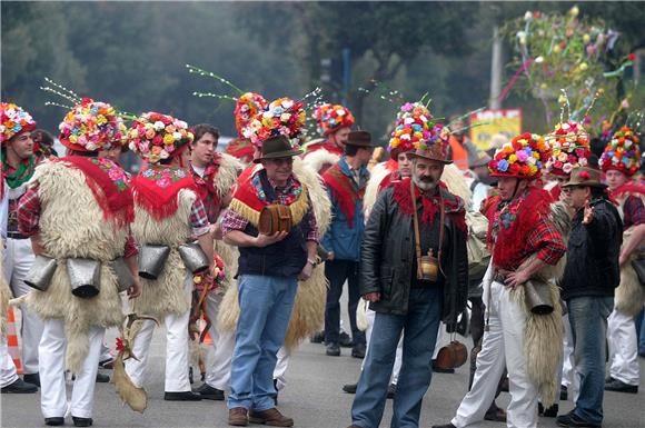 Traditional bell ringers' marches in Matulji part of Rijeka - European Capital of Culture programme