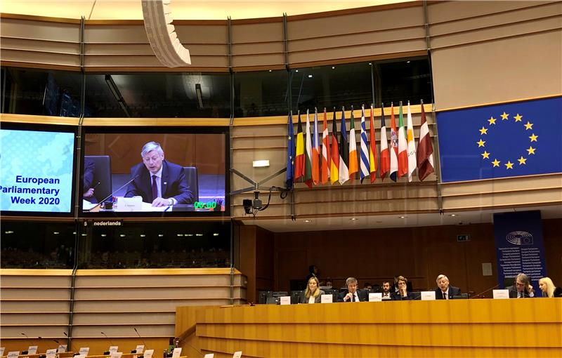 Deputy speaker attends inter-parliamentary conference in Brussels