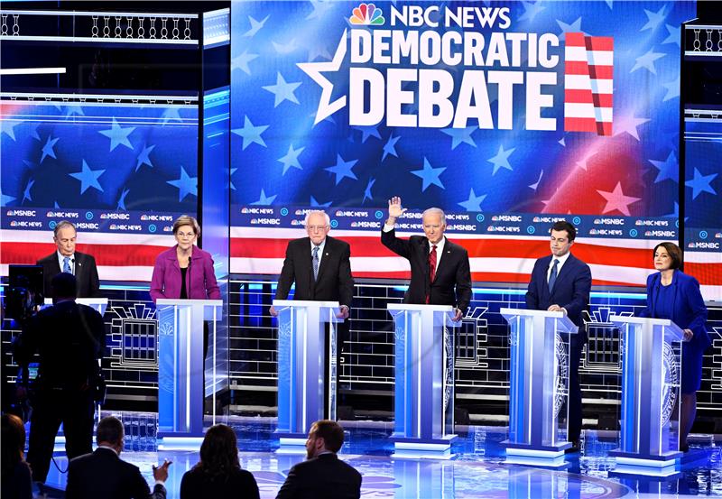 USA ELECTIONS DEMOCRATIC DEBATE