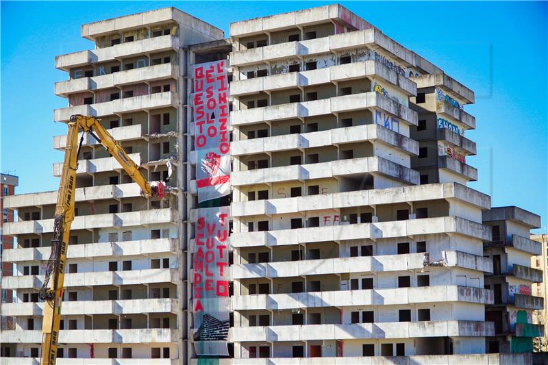 ITALY NAPLES MAFIA BUILDINGS DEMOLITION