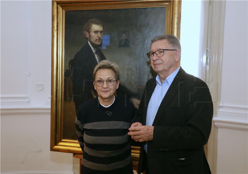 Konferencija za medije u povodu otvorenja izložbe "Miroslav Kraljević - hrvatski modernist" u Budimpešti 