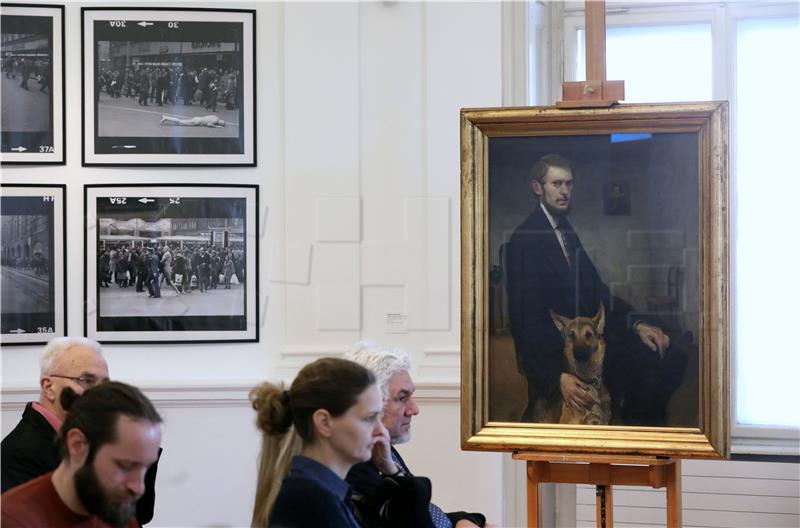 Konferencija za medije u povodu otvorenja izložbe "Miroslav Kraljević - hrvatski modernist" u Budimpešti 