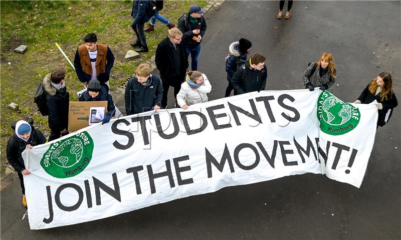 Fridays for Future protest in Hamburg