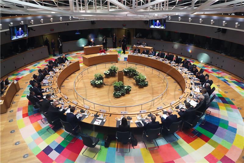 BELGIUM EU SPECIAL COUNCIL MEETING&#x9;