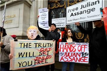 BRITAIN PROTEST ASSANGE EXTRADITION