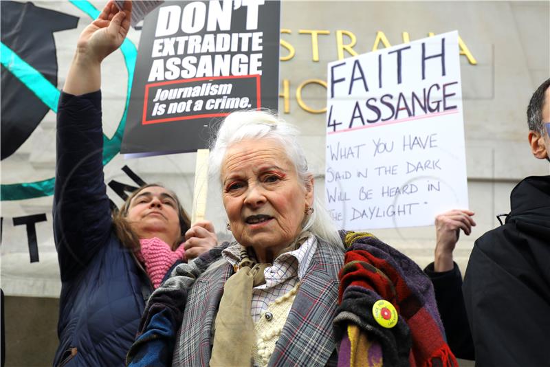 BRITAIN PROTEST ASSANGE EXTRADITION