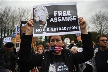 BRITAIN JUSTICE ASSANGE