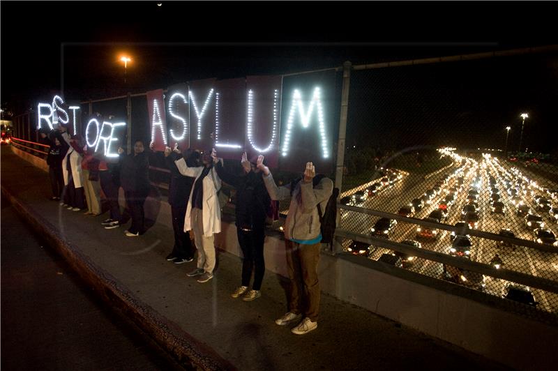 USA PROTEST ASYLUM MIGRATION