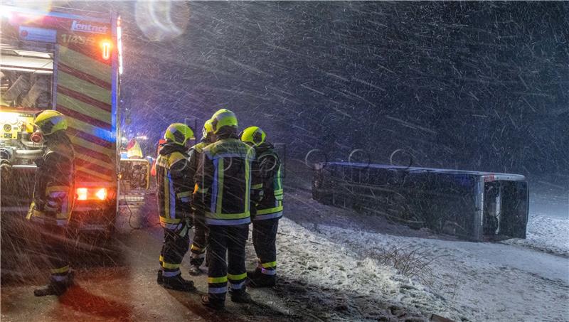 Bus accident in Germany