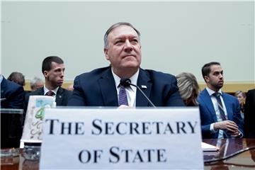 USA IRAN IRAQ POMPEO CONGRESS