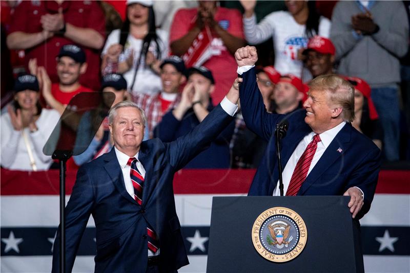 USA ELECTIONS TRUMP RALLY