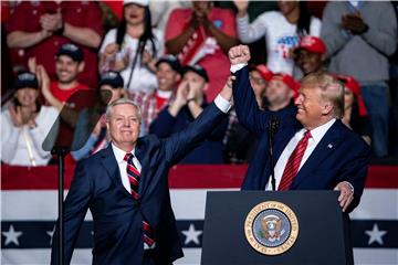 USA ELECTIONS TRUMP RALLY