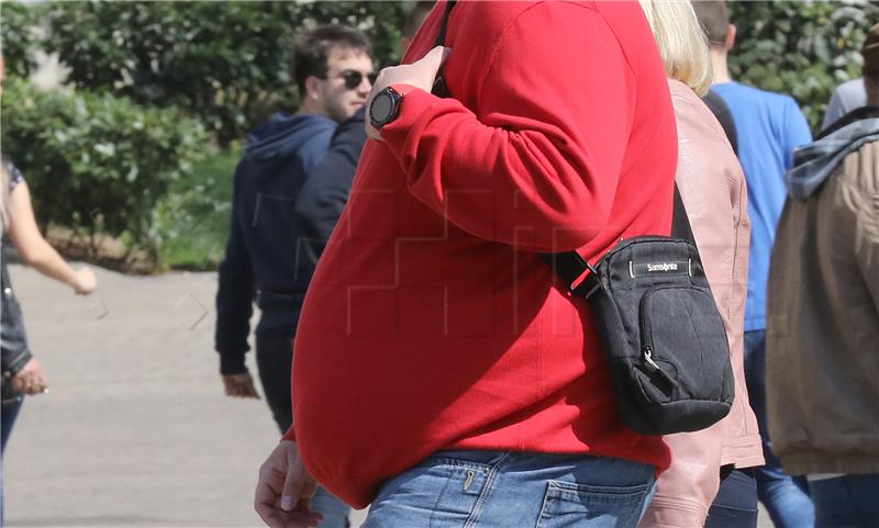 Obesity rates among adult men in Croatia are highest in EU