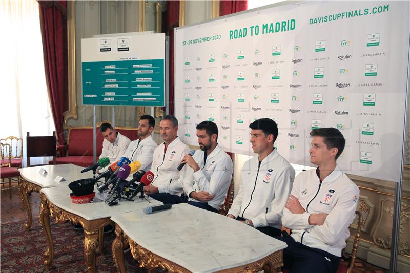 Konferencija za medije hrvatske Davis Cup reprezentacije