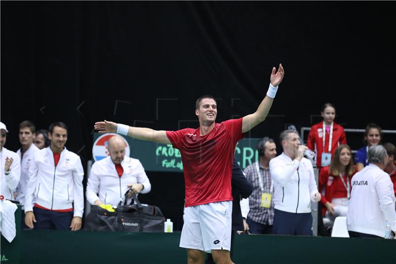 Davis Cup: Borna Gojo usmjerio Hrvatsku prema Madridu  