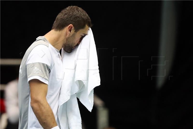 Davis Cup Hrvatska - Indija, Marin Čilić - Sumit Nagal