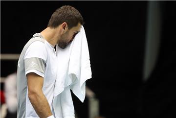 Davis Cup Hrvatska - Indija, Marin Čilić - Sumit Nagal