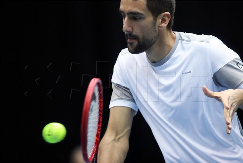 Davis Cup Hrvatska - Indija, Marin Čilić - Sumit Nagal