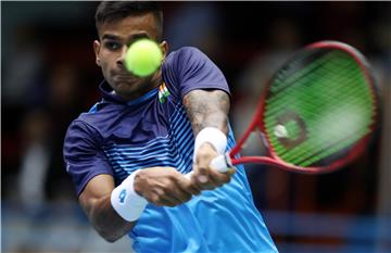 Davis Cup Hrvatska - Indija, Marin Čilić - Sumit Nagal