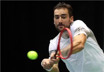 Davis Cup Hrvatska - Indija, Marin Čilić - Sumit Nagal