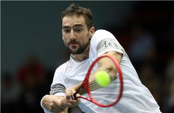 Davis Cup Hrvatska - Indija, Marin Čilić - Sumit Nagal