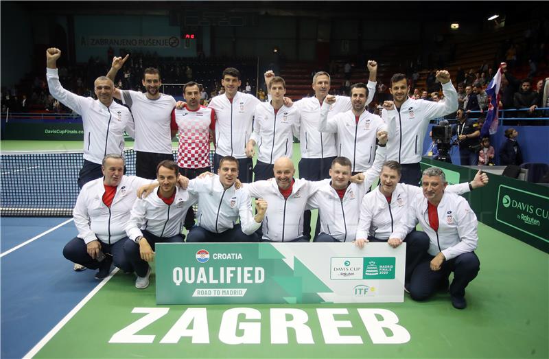 Davis Cup Hrvatska - Indija, Marin Čilić - Sumit Nagal