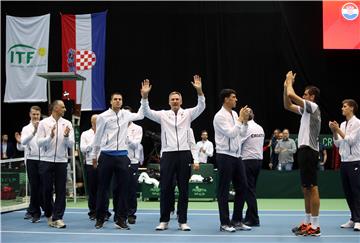 Davis Cup Hrvatska - Indija, Marin Čilić - Sumit Nagal