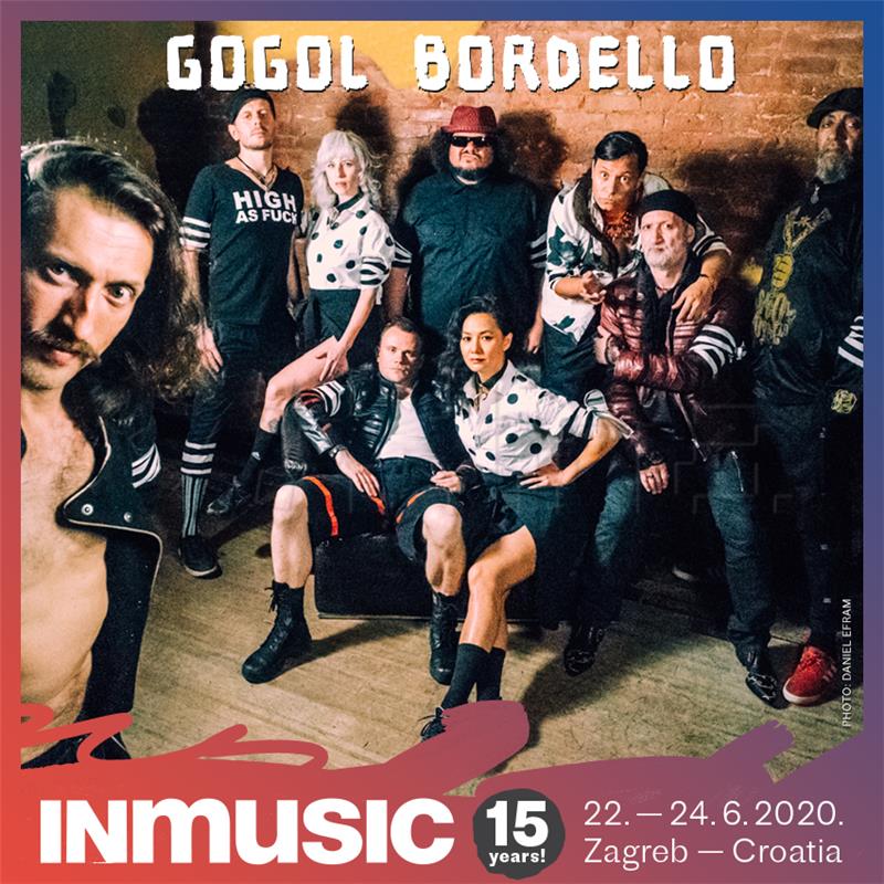 Gogol Bordello nastupa na INmusicu