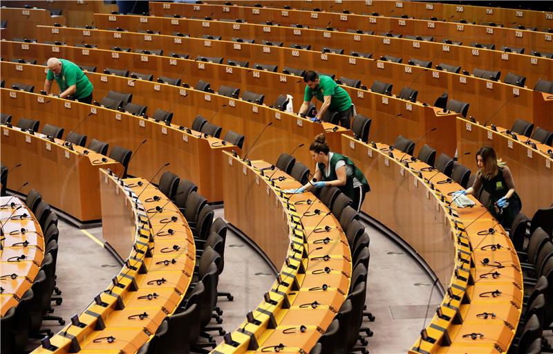 BELGIUM EU PARLIAMENT PLENARY SESSION