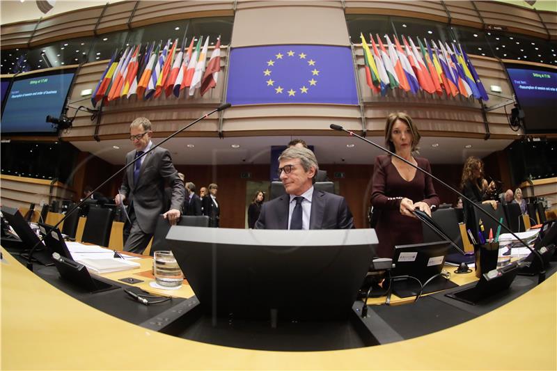 BELGIUM EU PARLIAMENT PLENARY SESSION