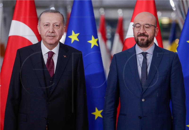 BELGIUM EU TURKEY MEETING