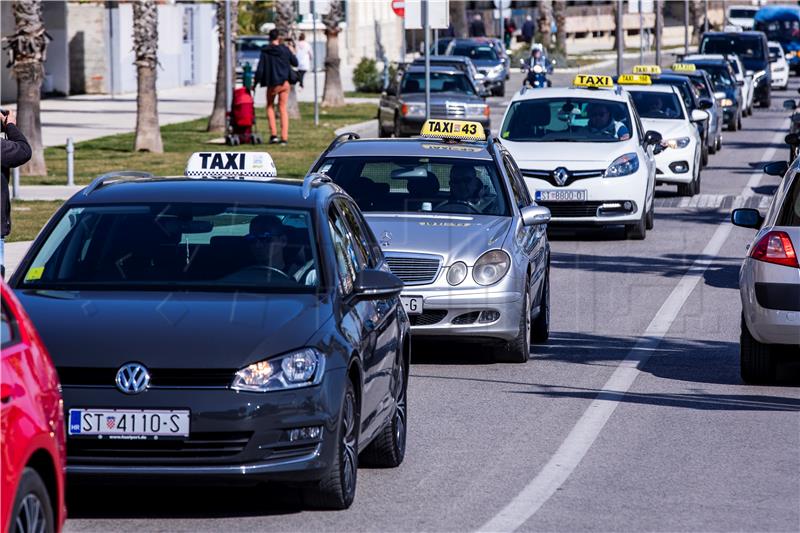 Splitski taksisti upozorili na nered na gradskim ulicama