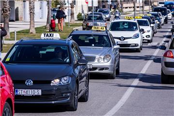 Splitski taksisti upozorili na nered na gradskim ulicama