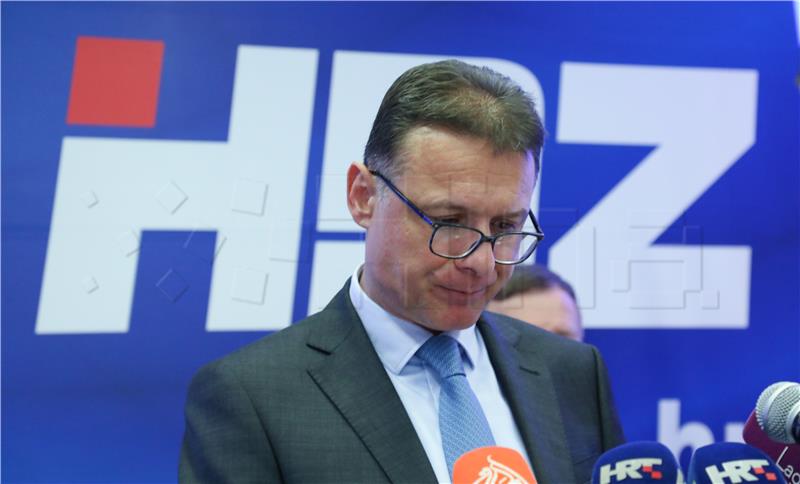 Konferencija za medije HDZ-a o stranačkim izborima