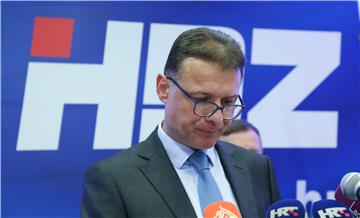 Konferencija za medije HDZ-a o stranačkim izborima