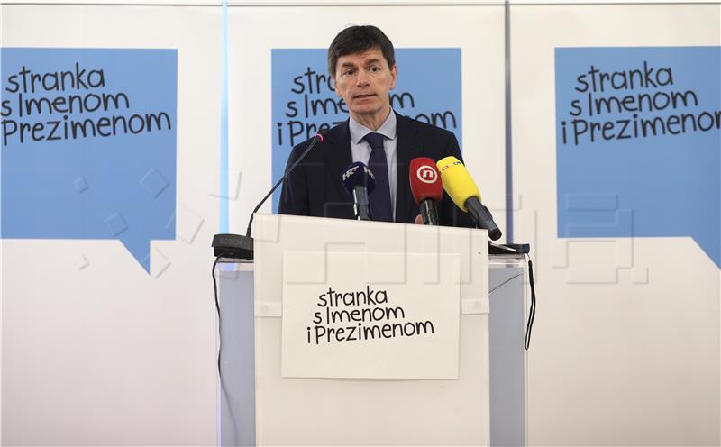 Konferencija za novinare Stranke s Imenom i Prezimenom