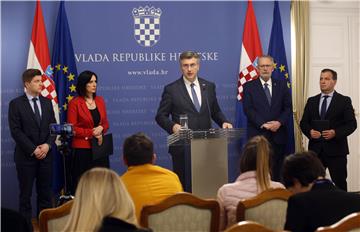 Tiskovna konferencija nakon sastanka kriznog stožera u Vladi