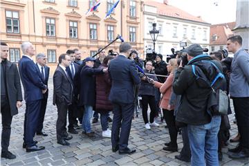 Premijer Plenković dao izjavu nakon sastanka s predsjednicima Klubova zastupnika