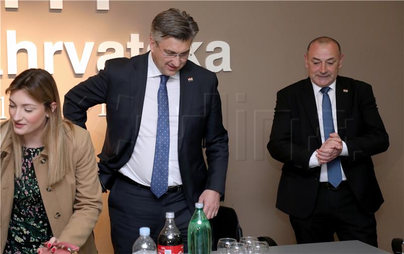 Plenkovic reelected HDZ president