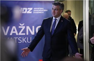 Andrej Plenković daje izjavu nakon rezultata unutarstranačkih izbora u HDZ-u