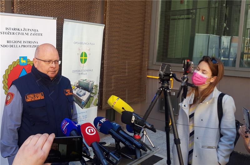 Konferencija za medije Stožera za civilnu zaštitu Istarske županije