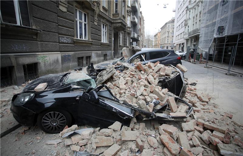 Tri potresa u Zagrebu