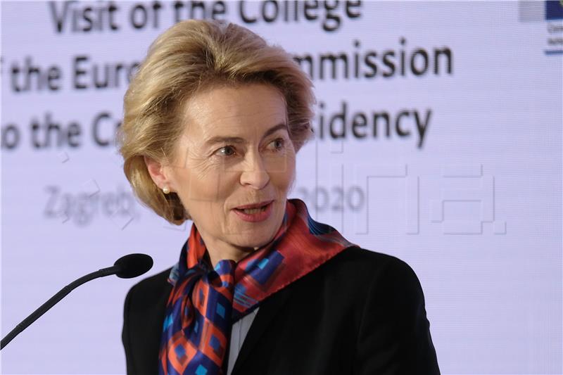 Ursula von der Leyen: EU stoji uz Hrvatsku!