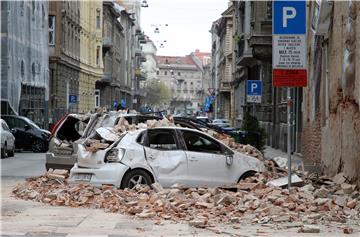 Tri potresa u Zagrebu