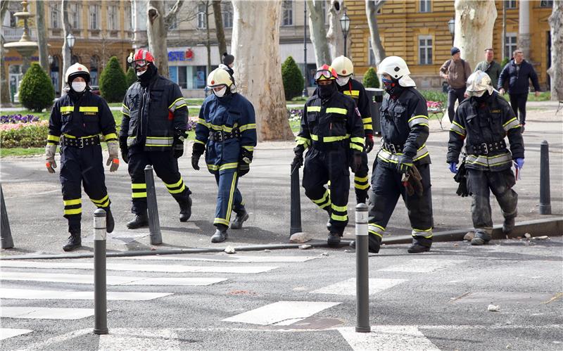 Plenković i Milanović obišli centar Zagreba nakon potresa