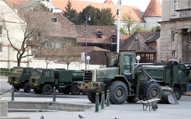 Potres u Zagrebu, vojska pomaže u raščišćavanju