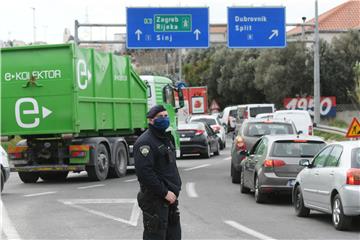 Split: Kontrola policije usporila promet